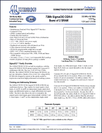 Click here to download GS8662T18GE-267I Datasheet
