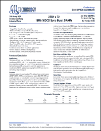 Click here to download GS816273CGC-333 Datasheet