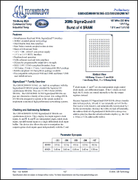 Click here to download GS8342D18E-250I Datasheet