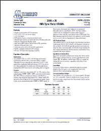 Click here to download GS880V37BGT-360 Datasheet