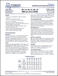 Click here to download GS8320E36T-166 Datasheet