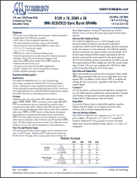 Click here to download GS88218BGB-150V Datasheet