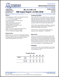 Click here to download GS815018AB-250I Datasheet