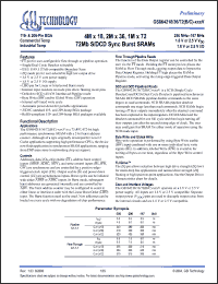 Click here to download GS864272GC-167IV Datasheet