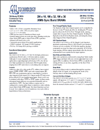 Click here to download GS832136E-150 Datasheet