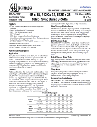 Click here to download GS8160EV32AT-200I Datasheet