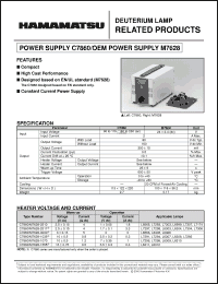 Click here to download C7860/M7628-2510 Datasheet