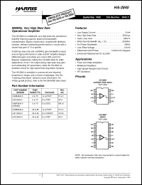 Click here to download HA3-2840-5 Datasheet