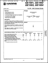 Click here to download GE1002 Datasheet