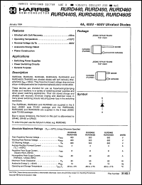 Click here to download RURD460S Datasheet