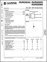 Click here to download RURG5050 Datasheet