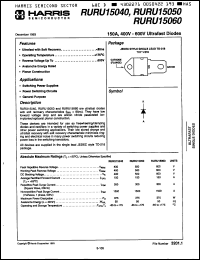 Click here to download RURU15040 Datasheet