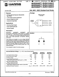 Click here to download RURH1560CC Datasheet