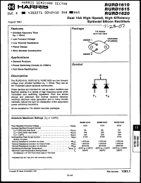 Click here to download RURD1610 Datasheet