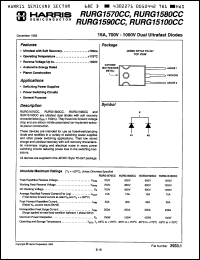 Click here to download RURG15100CC Datasheet