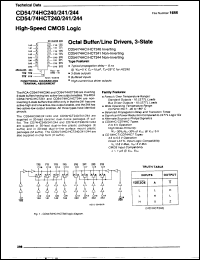 Click here to download CD74HC244M Datasheet