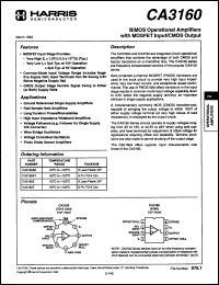 Click here to download CA3160AT3 Datasheet