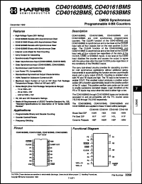 Click here to download CD40160BE Datasheet