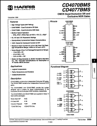 Click here to download CD4070BFX Datasheet