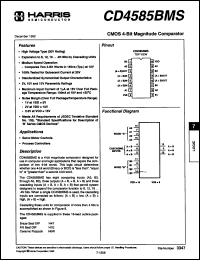 Click here to download CD4585BF/3A Datasheet