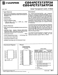 Click here to download CD54FCT373ATF3AF Datasheet