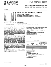 Click here to download CD54FCT564E Datasheet