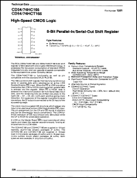 Click here to download CD74HCT166H Datasheet