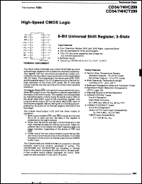 Click here to download CD74HCT299EX Datasheet