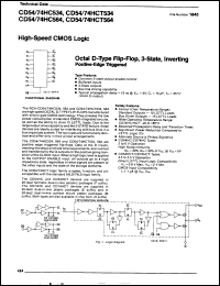 Click here to download CD74HCT564EX98 Datasheet