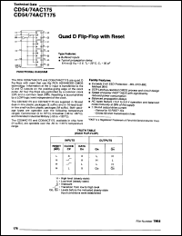 Click here to download CD74AC175EX Datasheet