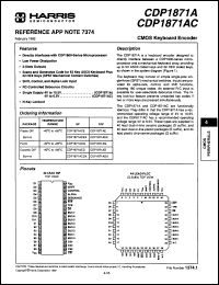 Click here to download CDP1871ADX Datasheet