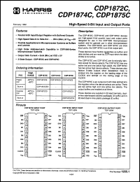 Click here to download CDP1874CDX Datasheet