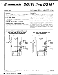 Click here to download DG184AL Datasheet