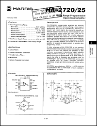 Click here to download HA2-2720-8 Datasheet