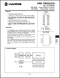 Click here to download HM3-7603-5 Datasheet