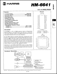 Click here to download HM4-6641-9 Datasheet