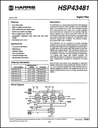 Click here to download HSP43481JC25 Datasheet