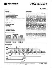 Click here to download HSP43881QM20/883 Datasheet