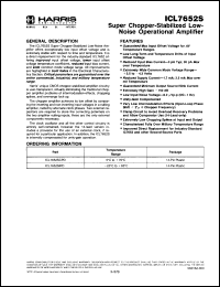 Click here to download ICL7652SCJD Datasheet