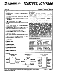 Click here to download ICM7556MJD/883B Datasheet