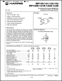 Click here to download IRF131R Datasheet