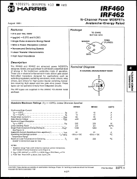 Click here to download IRF462 Datasheet