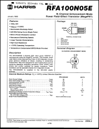 Click here to download RFA100N05E Datasheet