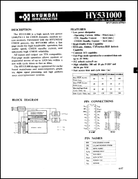 Click here to download HY531000J60 Datasheet