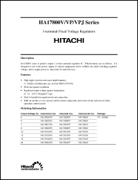 Click here to download HA17805VP Datasheet