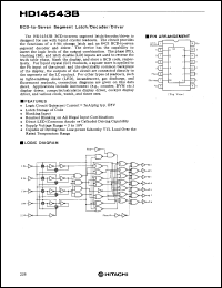 Click here to download HD14543B Datasheet