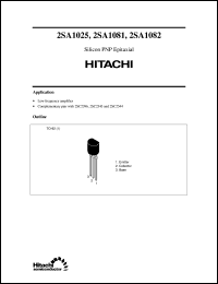 Click here to download 2SA1025 Datasheet