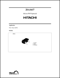 Click here to download 2SA1617 Datasheet