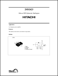 Click here to download 2SD2423 Datasheet