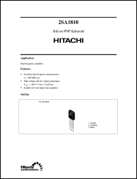 Click here to download 2SA1810 Datasheet